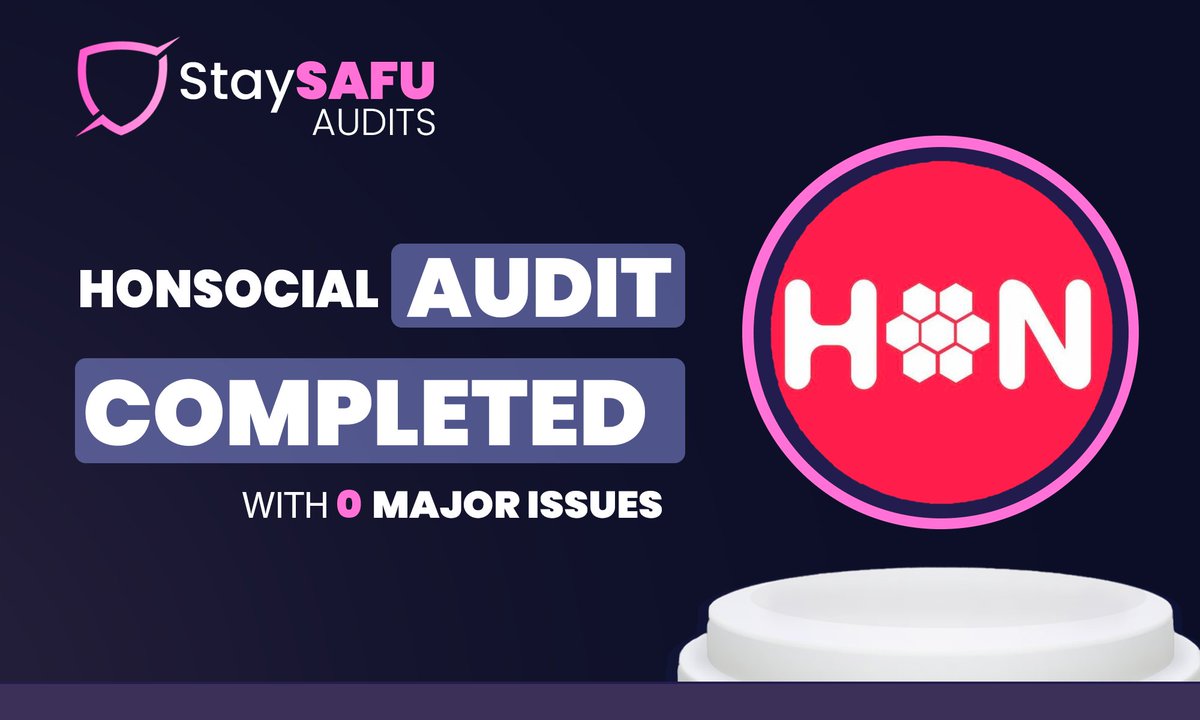 StaySAFU just audited <a href="/bsc_honsocial/">HonSocial</a> BEP20 smart-contract 🔐

We didn’t find any critical or major issues in the smart-contract.

Audit link : staysafu.org/audit/honsocial