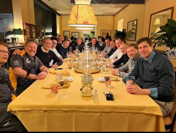 Ya'll see a team boss dinner, I see 14 examples of how F1 needs to change...