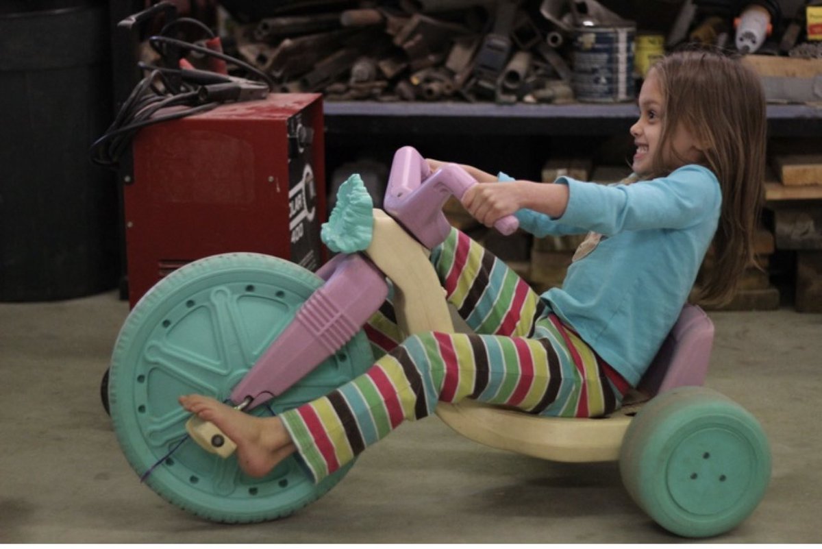 deermayor's tweet photo. @mxmclain No, but we did have this cabbage patch kid big wheel, which I explicitly remember my dad backing up and over it with our maroon van. https://t.co/agqKXlpC3H