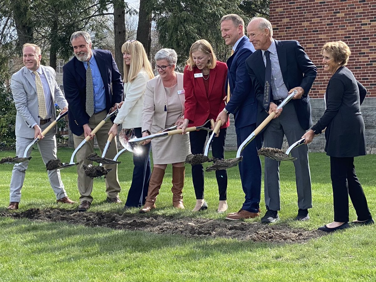 It’s a day to celebrate! Ground has officially been broken for the Statton Learning Commons!