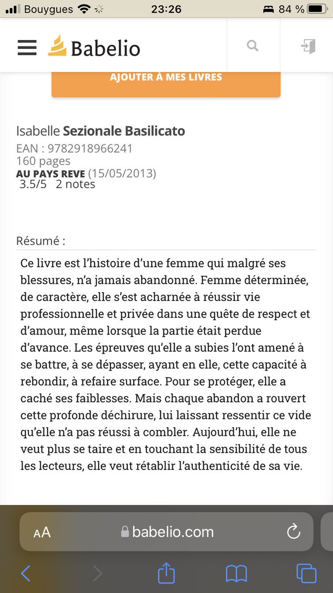 Esperance_87's tweet photo. @CamporaJustine @ISezionale @gsezionale Oui Isabelle est d un courage exemplaire! Vraiment je demeure persuadée que ta trilogie va aider des personnes qui n ose pas parler!Que “La Poupée D Archiméde » devienne n*1 des ventes! #MeetooInceste ✊✊ https://t.co/t2k9k7vQB0