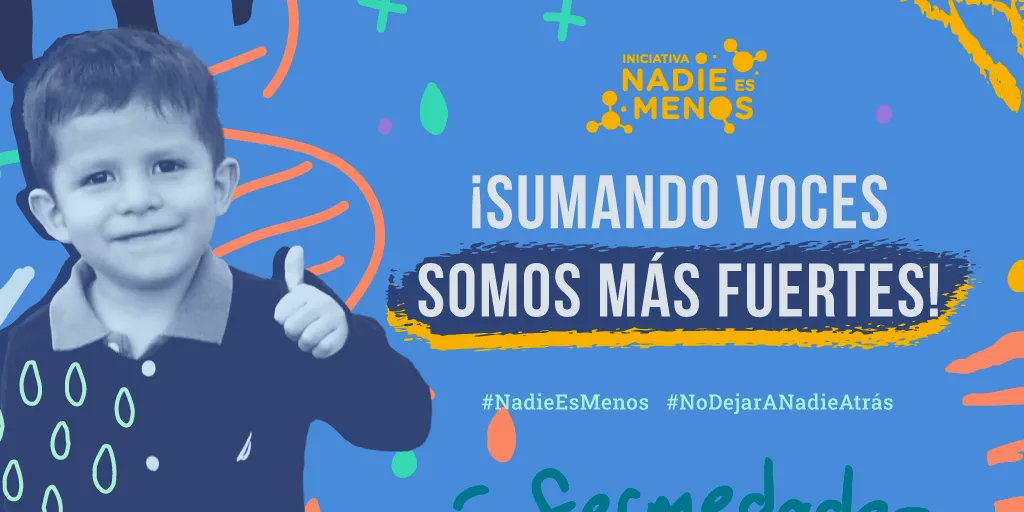 La Iniciativa #NadieEsMenos es una alianza conformada por personas, familiares, organizaciones y profesionales de la salud que buscamos atención de calidad para las personas con #EBP sin dejar a nadie atrás.

¡Súmate a nuestra red!🧶