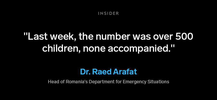 InsiderNews's tweet photo. Dr. Arafat, who is responsible for preparing all sorts of disasters, said he still never expected to be helping lead the response to war. 

But the most shocking thing about it is all the orphans and other kids entering Romania without a parent, he said.
https://t.co/HyqsLi2uFG https://t.co/dPjWFTQ2rl