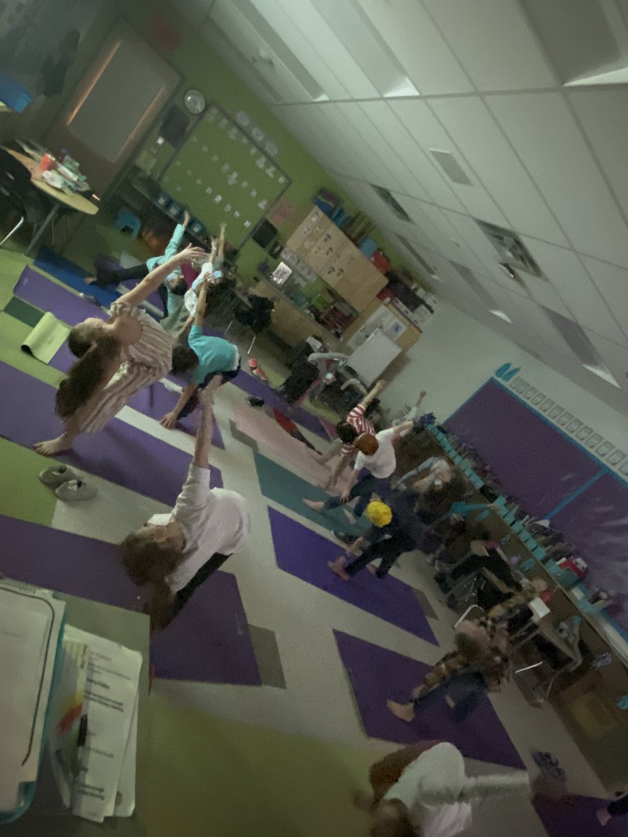 Today <a href="/newhalfmoonbay/">Halfmoonbay</a> we connected with Mother Earth through a guided #EarthDay yoga practice in our “classroom yoga studio”. Gr1s calmly recognizing the importance of keeping our Earth clean. 🌍 🧘‍♀️