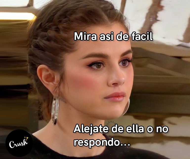 —¿Y eres muy celosa con tu amiga?
—No, nada que ver
.
*cuando alguien se acerca a mi amix*
