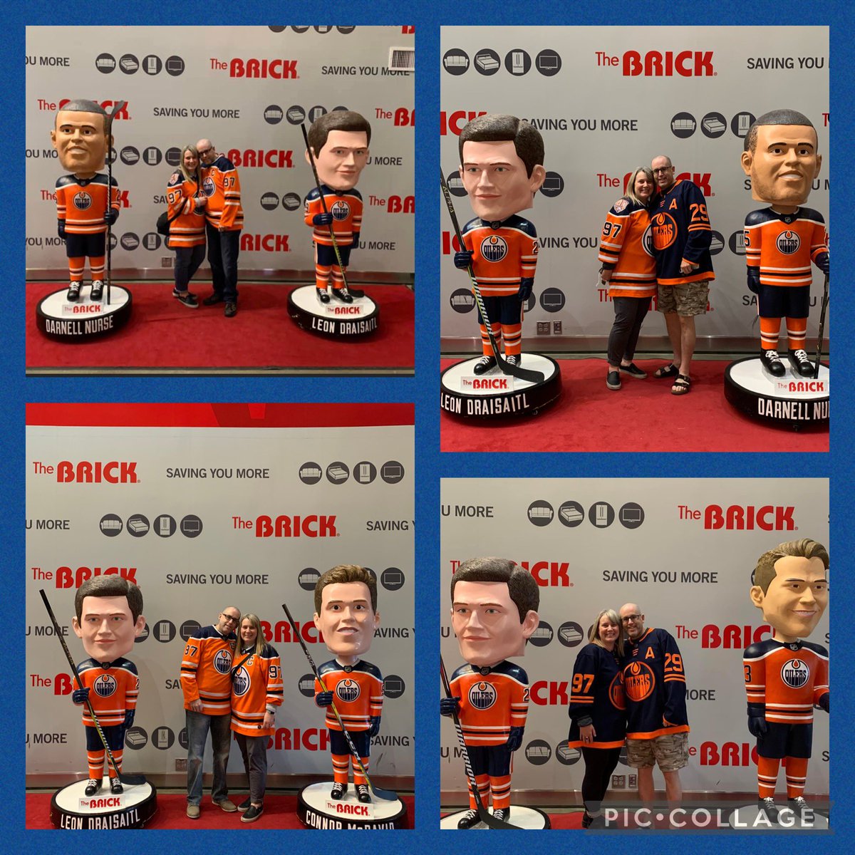 We’ve entered the #BrickBestSeats contest a few times. Wednesday night was our turn to win! Tickets to next Friday’s game which is the last regular season game, a gift card to The Brick, and 2 bobble heads we pick up at the game!!! Woohoo!!! <a href="/TheBrick/">The Brick</a> <a href="/EdmontonOilers/">Edmonton Oilers</a> <a href="/RogersPlace/">Rogers Place</a>