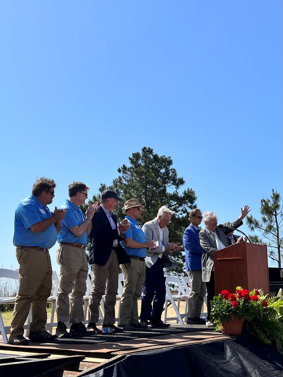 Celebrating Earth Day with the dedication of Lighthing Point with @governorkayivey @repjerrycarl and many more friends. 

Thanks to everyone who made this project possible!