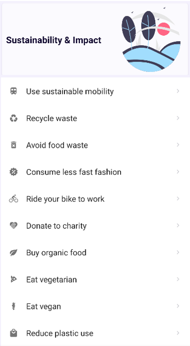 HabyteApp's tweet photo. Happy #EarthDay2022 🌱
This is the perfect time to start building a habit from our new "Sustainability &amp; Impact" category to make a change https://t.co/Dqtg8BlZwW