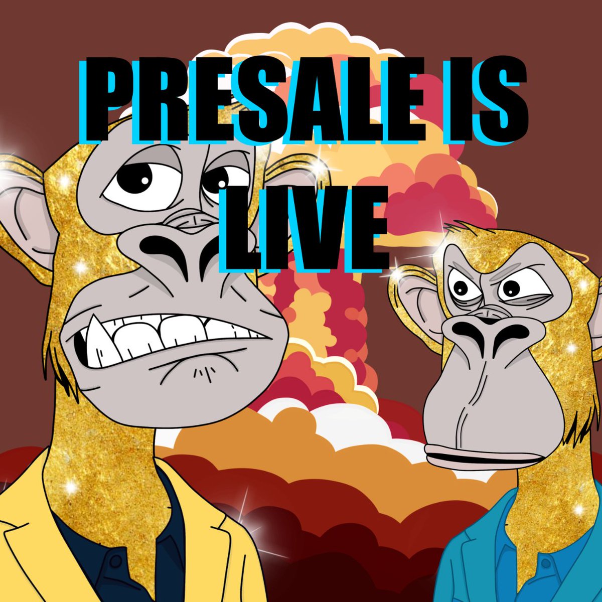 Pre Sale For Our White Listed Members Is Now Live !! 

#NFT #NFTCommunity #BBAPES #NFTs #NFTDrop #MentalHealth #NFTGiveway #Etherum #Blockchain #NFTShill