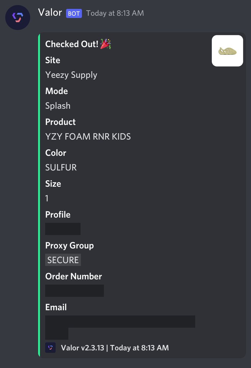 Success From DmanSNKRS!