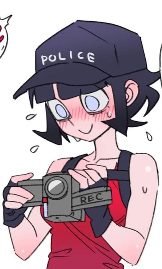 ⠀⠀⠀
⠀⠀⠀She's gonna tell on the Reader for doing whatever devious act they're doing.