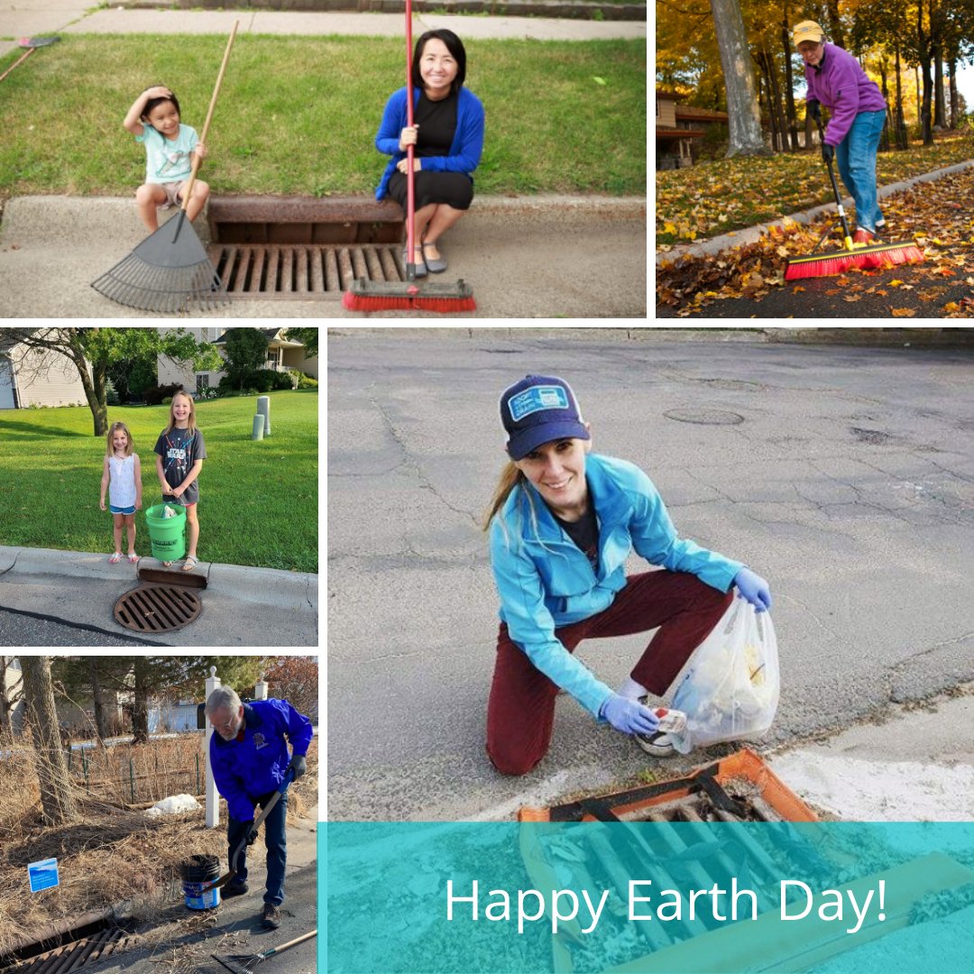 AdoptaDrainMN's tweet image. Happy #EarthDay to the over 9,400 participants in the Adopt-a-Drain MN program!🌎 Join thousands of drain adopters in the Twin Cities area today and help do your part to keep your local waterways clean. Sign up to adopt a drain near you today at adopt-a-drain.org.