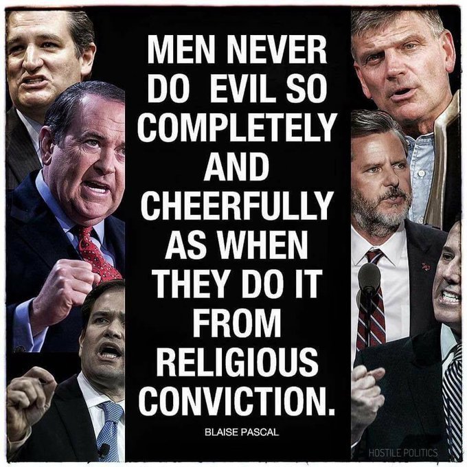 StatuesqueFem's tweet photo. Fake Christians https://t.co/6hhXoo4nin