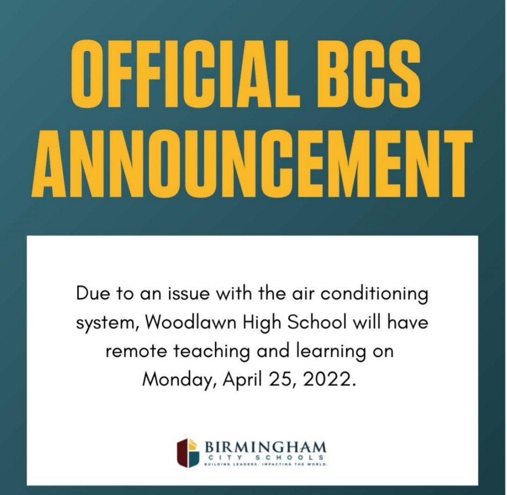 Woodlawn High School tweet media