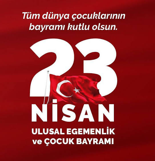 Tüm çocukların 23 Nisan Ulusal Egemenlik ve Çocuk Bayramını kutluyorum. Türkiye Büyük Millet Meclisi'nin açılmasının 102. yıldönümünü ve Devletimizin kurulması için hayatlarını ortaya koyan Gazi Mustafa Kemal ve silah arkadaşlarını şükran ve minnetle anıyorum.

#Geleceğeİşaret