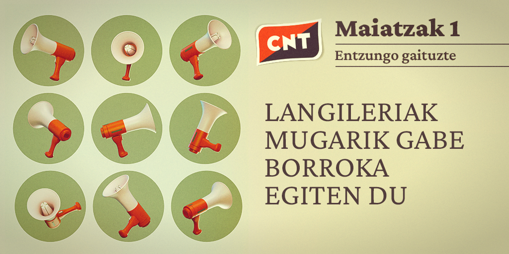 La clase obrera lucha sin fronteras

Este Primero de Mayo ¡nos van a oír!
#CuentaConCNT #1mayo2022 
cnt.es/noticias/este-…