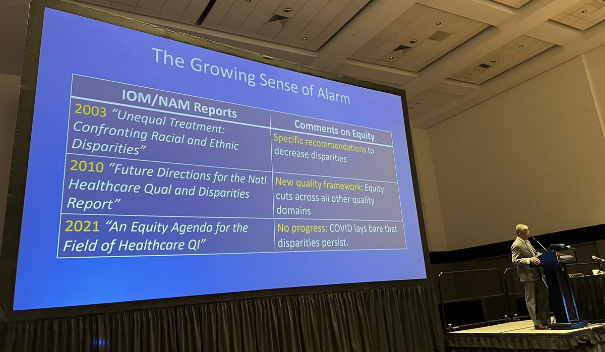 NinaDadlezMD's tweet photo. Excellent plenary by Dr. David Nichols on “Health Equity – The Future of the Left Behind Domain” to close out the #APAQIConference @AcademicPeds https://t.co/0PCUIhWEnZ