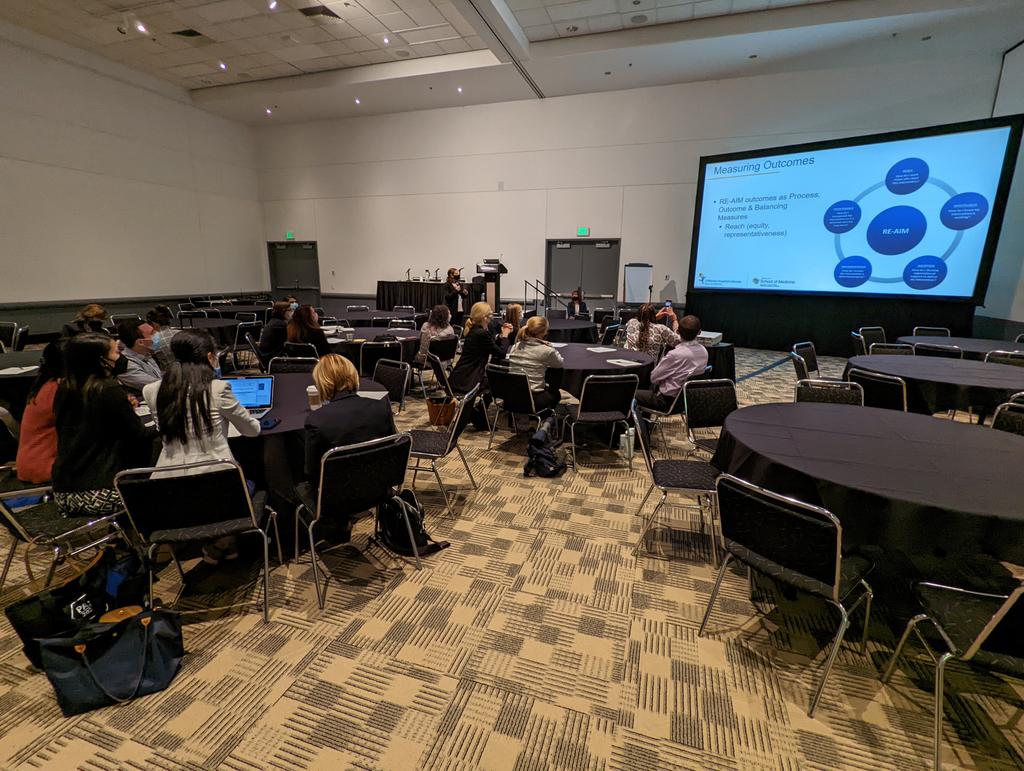 ColoradoPHM's tweet photo. How can you use implementation science to improve your QI? Great workshop led by @AmyNTyler, Kaitlin Widmer, @LeighAnneBakel, @AmbroggioPhD, @TchouMd at #APAQIConference today! https://t.co/yPcbFfTJW9