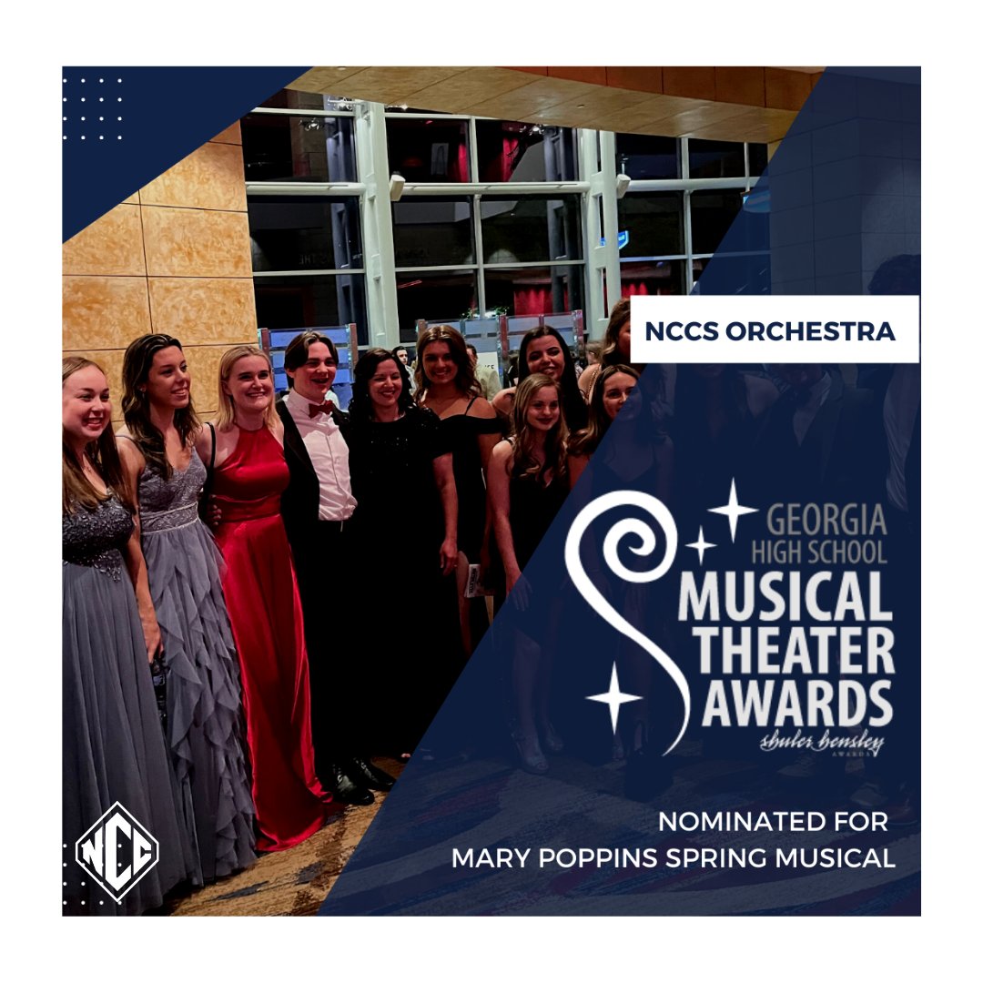 NCCSEagles's tweet photo. Huge congratulations to the NCCS Pit Orchestra for being nominated for a prestigious Shuler Hensley Award at this week's red-carpet gala for their performance in Mary Poppins this spring! Superb work, students and directors! https://t.co/IHZuOUkFGf