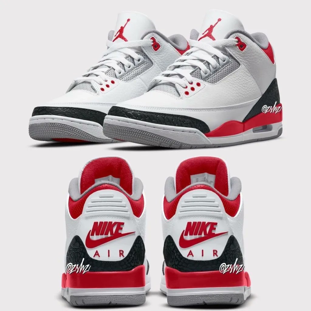 JustFreshKicks's tweet photo. Air Jordan 3 Retro OG “Fire Red” Returning in August 😍 https://t.co/3LzaJ159VW https://t.co/DXwvQEm1j2