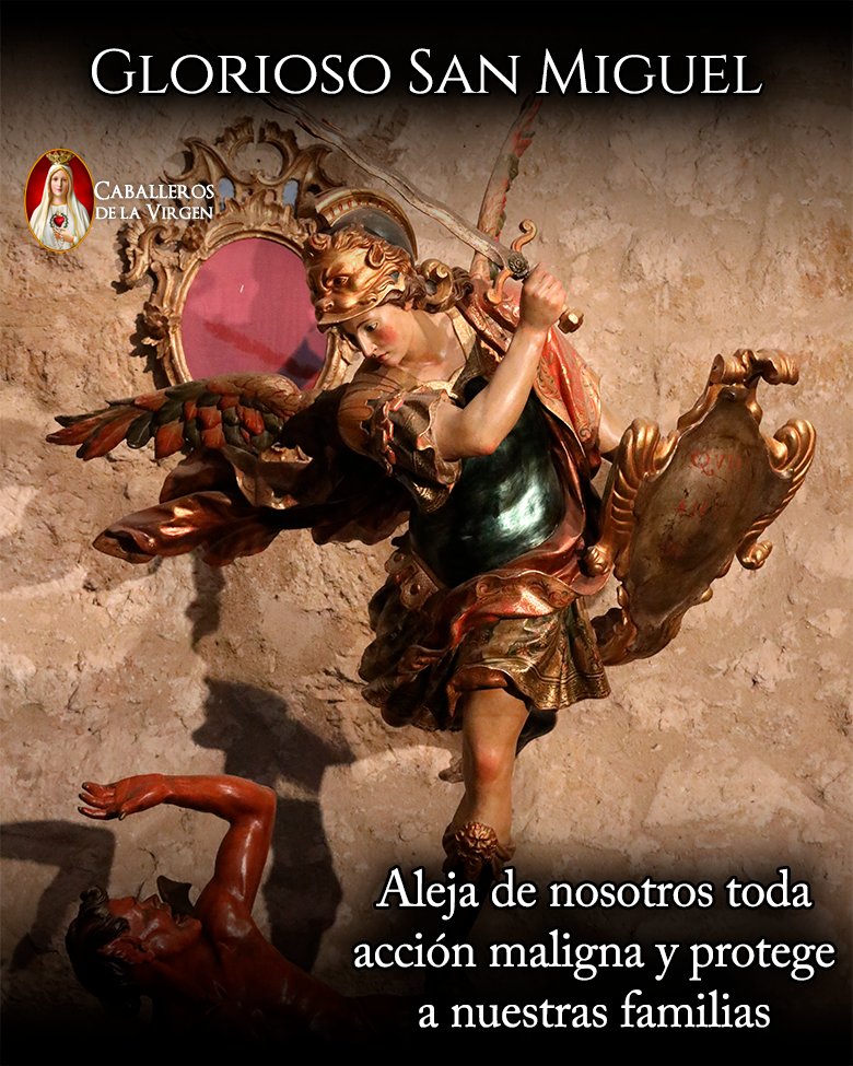 Cab_Virgen's tweet photo. San Miguel Arcángel, defiéndenos en la batalla. https://t.co/w6UD42Ky8l