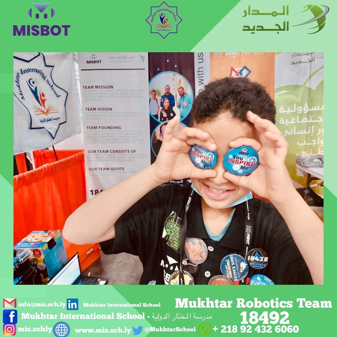 MISBOT7's tweet photo. صور اليوم الأول في بطولة العالم للروبوتات المقامة في مدينة هيوستن بأمريكا بمشاركة فريق مدرسة المختار الدولية للروبوتات🇱🇾❤️ 

الراعي الماسي للفريق - شركة #المدار_الجديد ⭐️ @AljadidAljadid
… https://t.co/n3rT3w5ega
