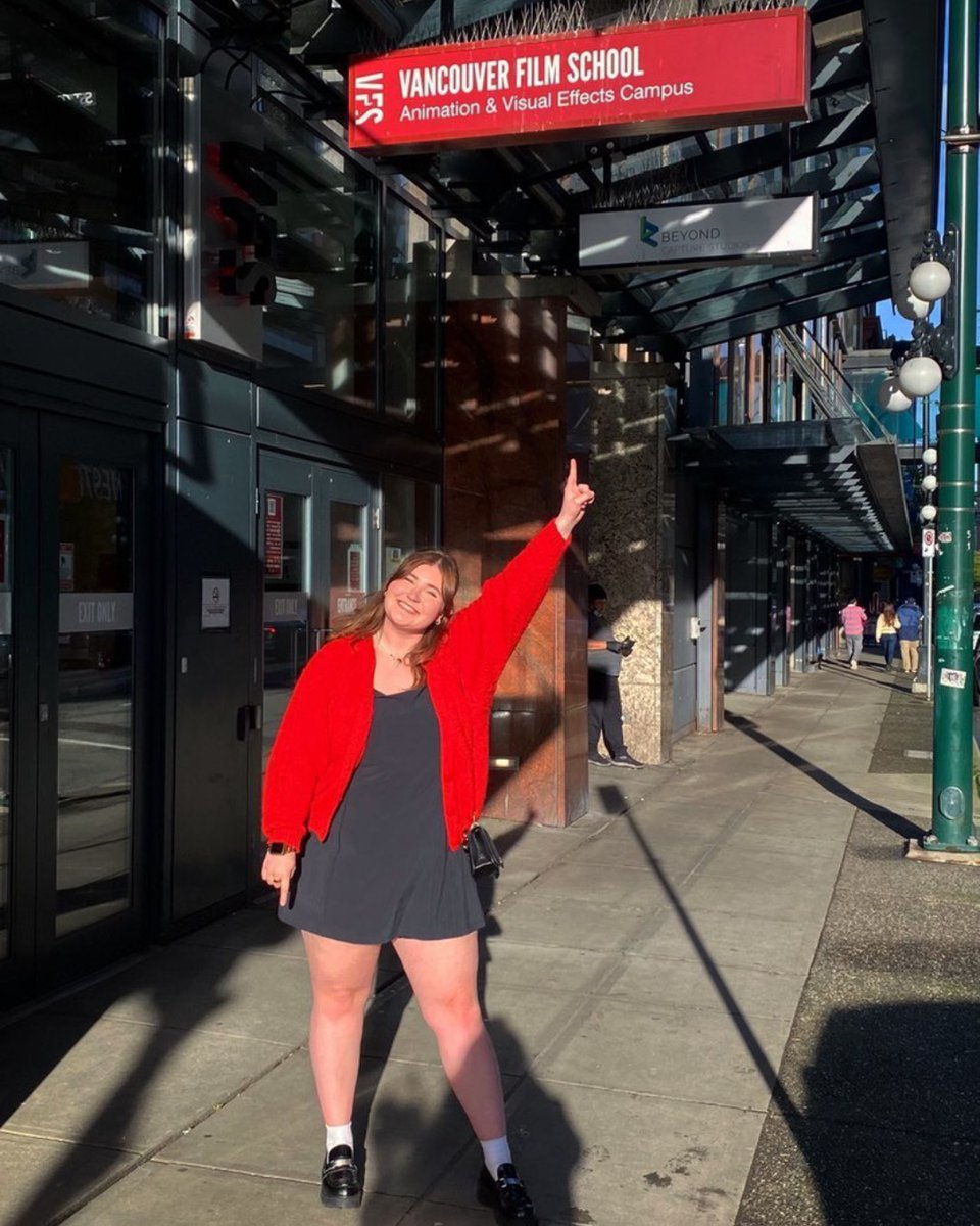 vfs's tweet photo. “see you soon!
 
So excited to start the VFS 3D Animation &amp; VFX program this June ❤️”
 
- Incoming #VFS3D student, Morgan Emsley

Thanks for sharing the great shot  and the great sunny day vibes  Morgan, we can’t wait to meet you and your new classmates in June!

 🌞
 
#MyVFS https://t.co/26MvssRzDC