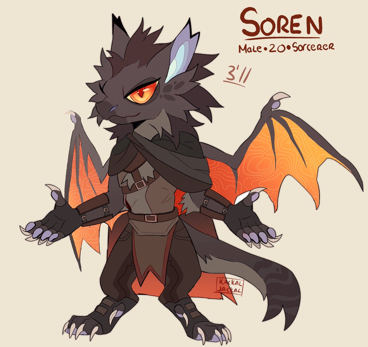 Maplespyder's tweet image. preview of a little guy (new DnD campaign!!!)🐲