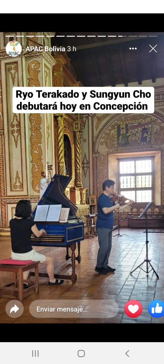 The opening concert of Festival de Chiquiros in Concepcion today!
