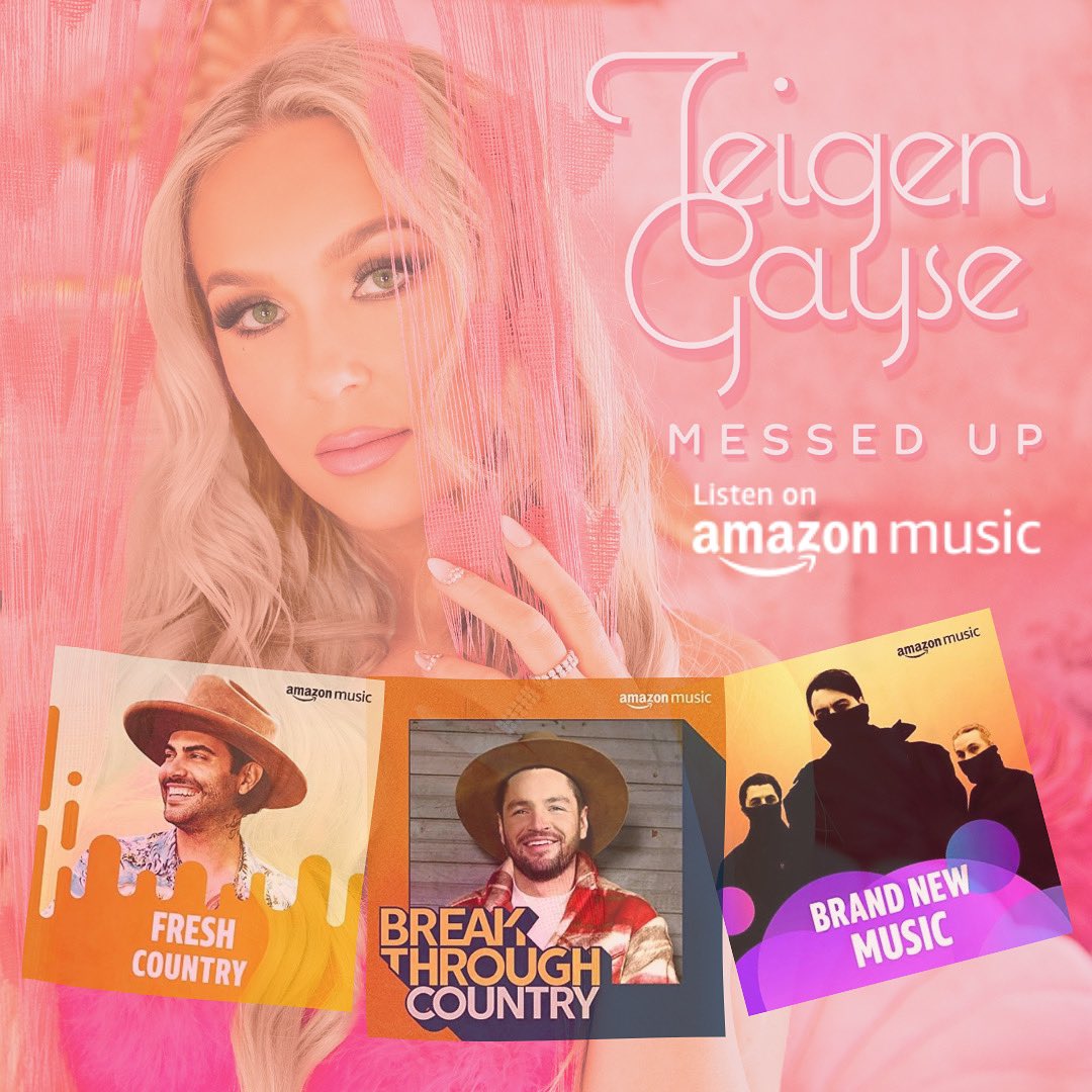 Where are my Amazon Music lovers at??? Head to @amazonmusic and listen to Messed Up on these bomb playlists😍 Link below🔗

music.amazon.ca/artists/B01M28…

#freshcountry #breakthroughcountry #brandnewmusic