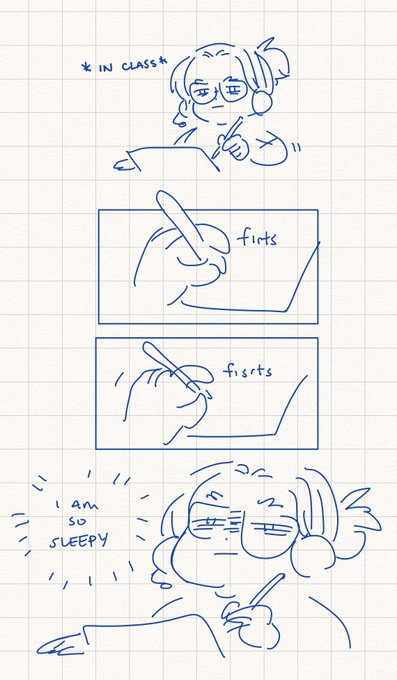 class notes doodle comic 