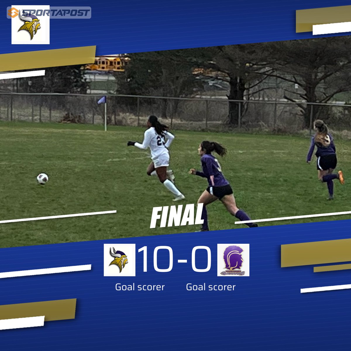 The Vikings take the victory on the road! Goals scored by:
Amachree ⚽️⚽️⚽️
Fant⚽️
Jacob⚽️
Archambault⚽️
Meka⚽️
Nystrom⚽️
Pavlik⚽️
Owngoal⚽️
@HaslettAthletic @MISoccerCentral <a href="/MichHSSoccer/">Michigan HS Soccer</a>