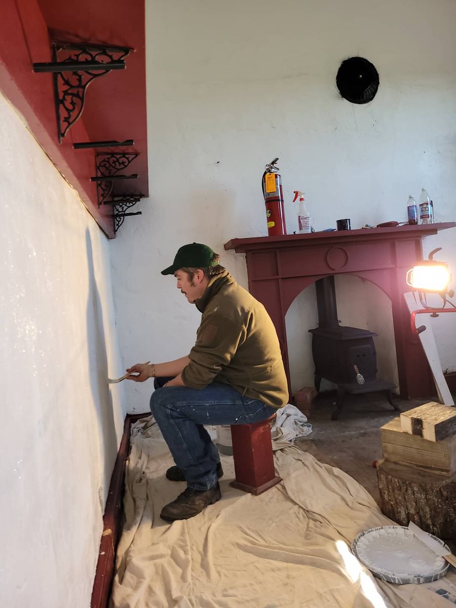 FortOntario's tweet photo. The staff at #FortOntario is hard at work preparing for the upcoming season. We'll be open Wed-Sun starting May 4th!

#stateparks #history #oswego #twitterstorians #publichistory #openingday #summer #maytheforthbewithyou #restoration #preservation https://t.co/euZoxWMqoM