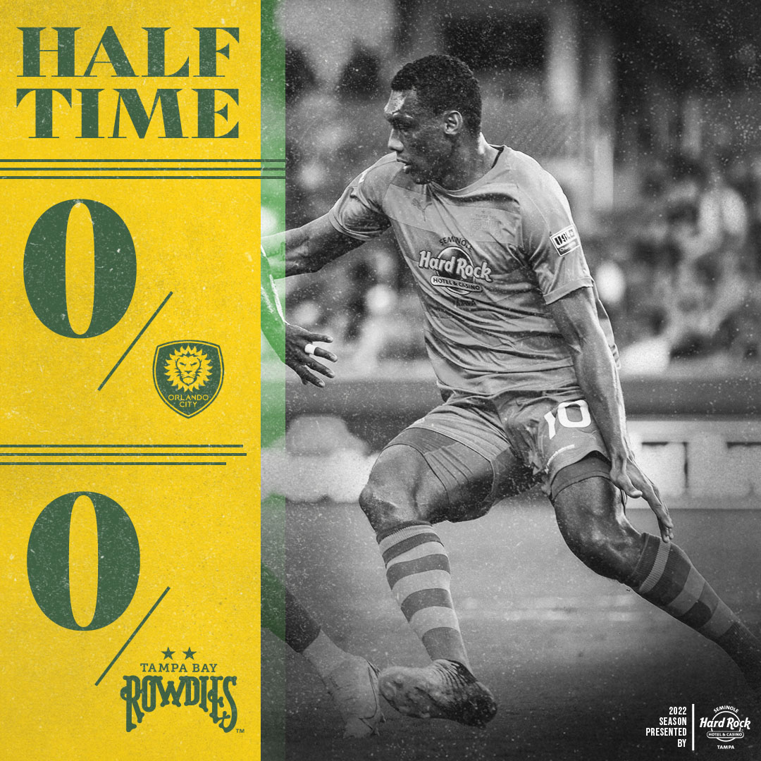 Tampa Bay Rowdies on X: Still even after 45. 🔰 #USOC2022