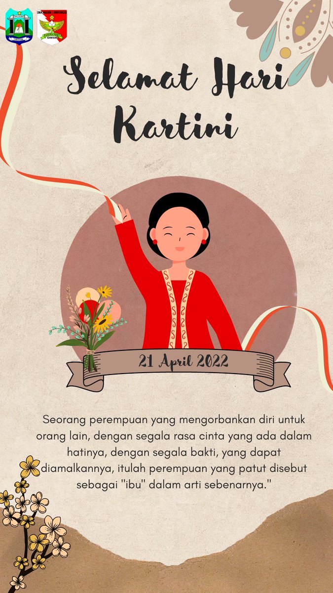 passmandryku's tweet photo. Tak peduli seberapa keras kamu mencoba, kamu tak akan pernah bisa menyangkal apa yang kamu rasa. Jika kamu memang berharga di mata seseorang, tak ada alasan baginya untuk mencari seseorang yang lebih baik darimu. - R.A Kartini

Selamat Memperingati Hari Kartini
21 April 2022 https://t.co/RWz5gXvug5
