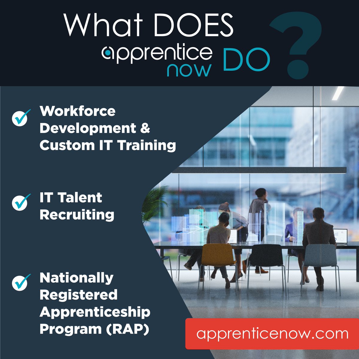 TheWozU's tweet image. Apprentice Now is here for you. Apprentice Now serves to bridge the gap between those who need skilled workers and those who want skilled work.

bit.ly/apprentice-now

#apprenticenow #techtalent #apprenticeship #apprenticeshipswork