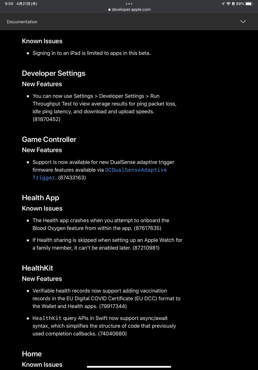 Arthur_ascari's tweet image. 今回のベータアップデートでDualsenseのアダプティブトリガーをサポートするらしい
#iOS155DevBeta2 
#Apple