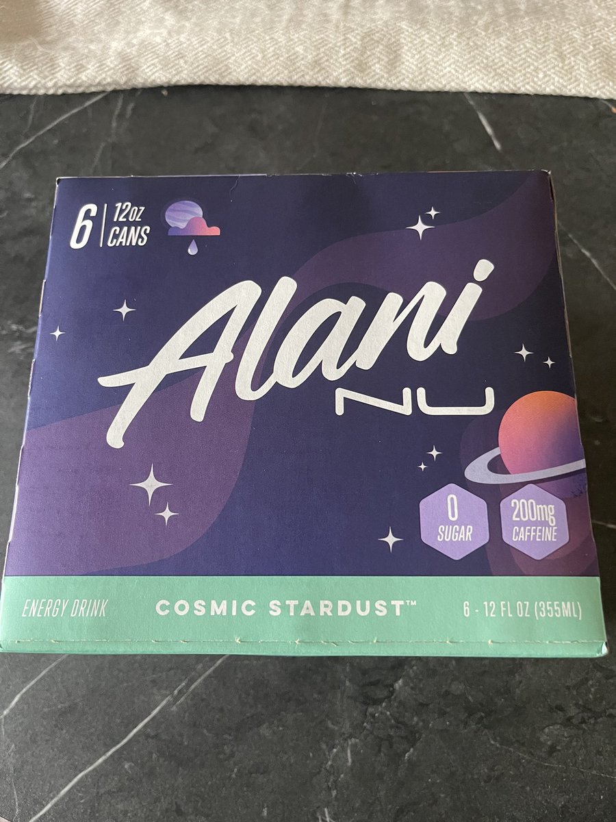 I don’t drink energy drinks but these are fire <a href="/AlaniNutrition/">Alani Nutrition</a> . Also the official unofficial drink for the <a href="/CosmicCats_/">Cosmic Cats</a> fam? #GetCosmic