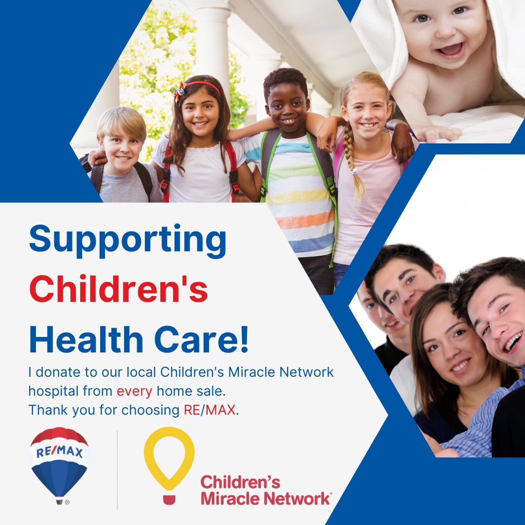 TeamWayneRemax's tweet photo. We’re so proud to work with @remaxallpoints1 @remaxca and donate a portion of every home we sell to @cmnhospitals. From ventilators to ultrasound machines, every dollar counts to help the children and families in need. #TeamWayneRemax https://t.co/n0iF2WcOm6