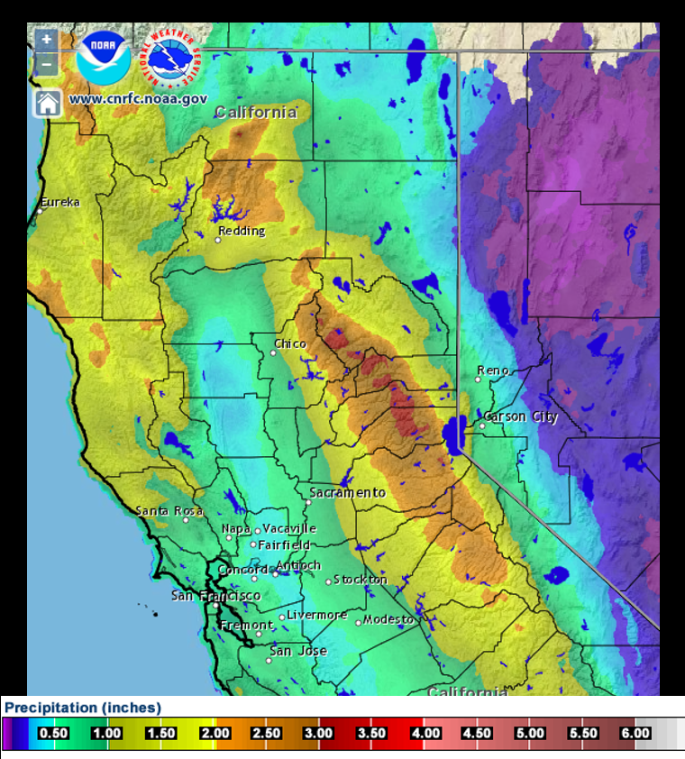72 Hour Precipitation Map Nws Sacramento On Twitter: "Here Is A 72 Hour Estimate Of Precipitation  Through 5 Am Saturday For The Interior Norcal Region. #Cawx  Https://T.co/5Ee6Kycml7" / Twitter