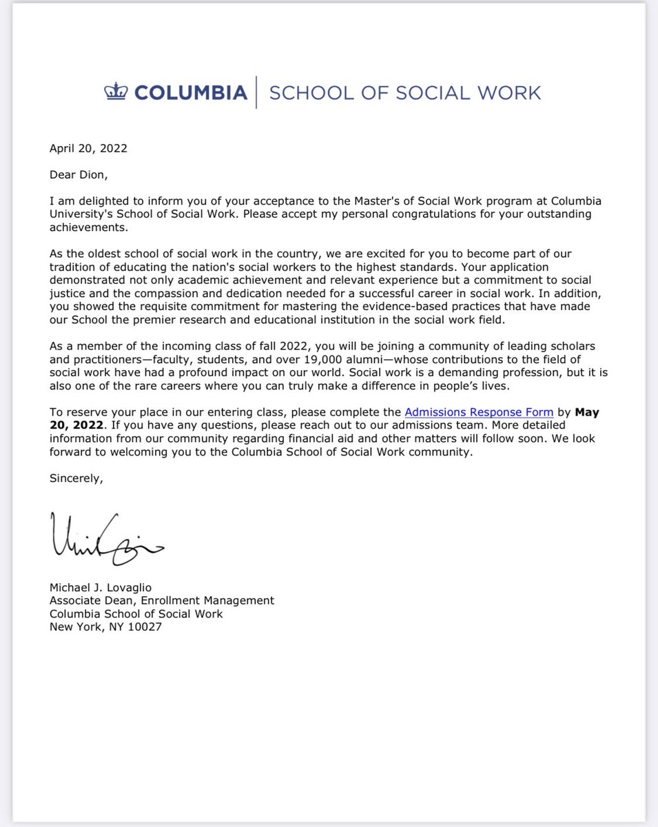 iluvphilz's tweet photo. Just got into Columbia University for grad school 🥺💙

6 years ago, I was denied from all colleges that I applied to except for one and now I just got accepted to one of the best Social Work programs in the country 🥺 

Still can’t believe that I got in lols 
#firstgen hehe https://t.co/Wzt5XNaKZ2