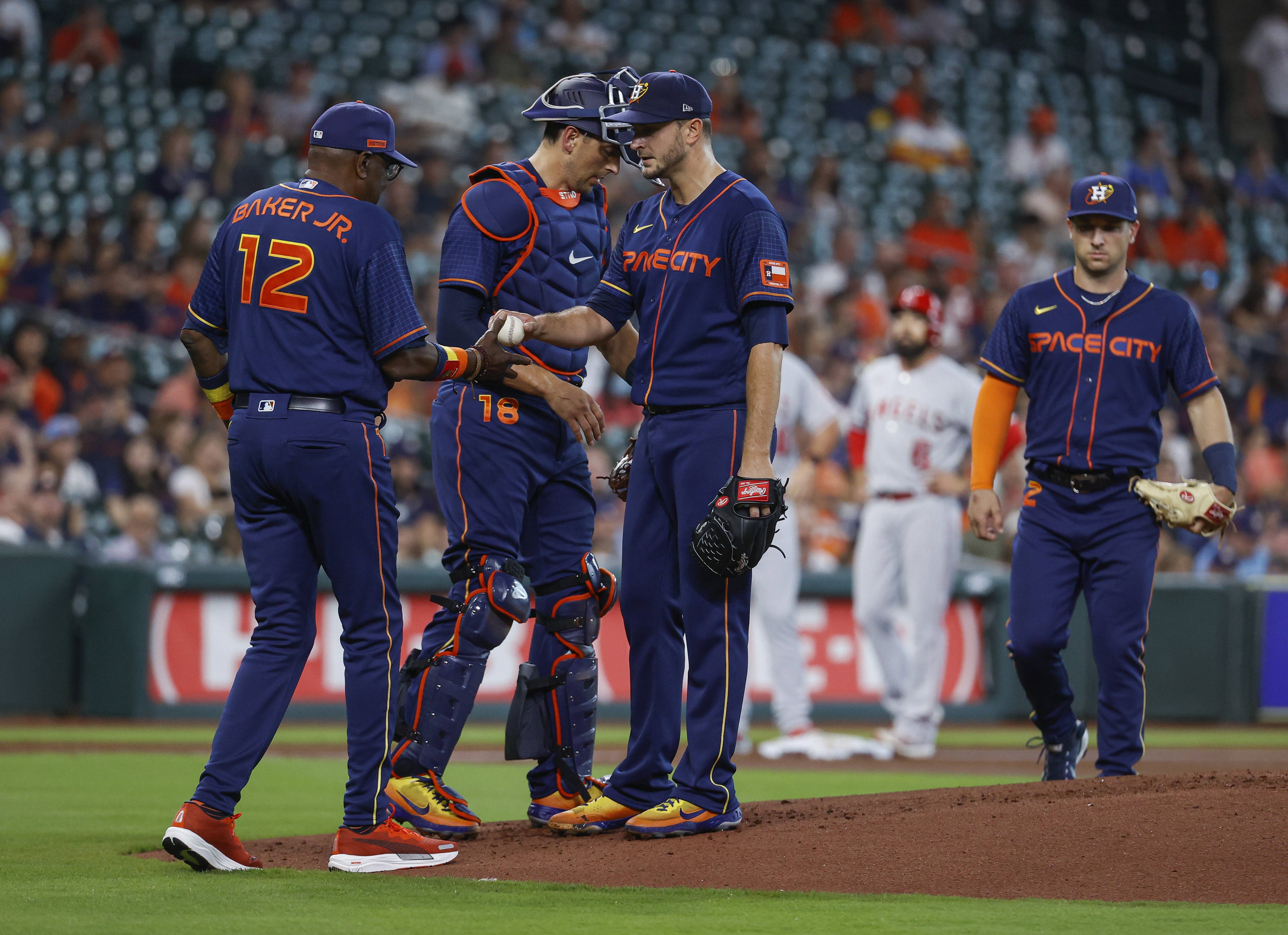 PHOTOS: 'This is Space City': New Houston Astros uniforms pay tribute to city's contributions to space travel