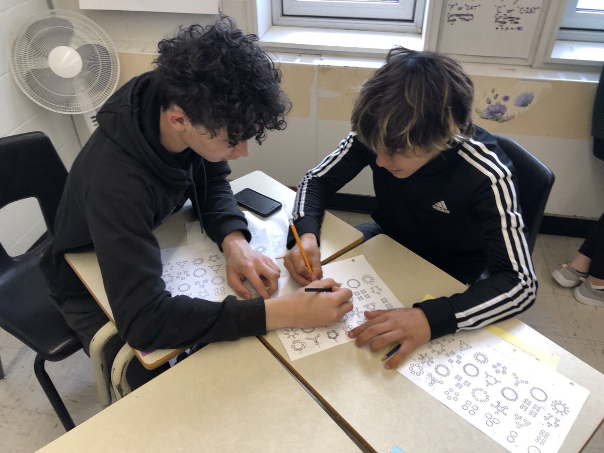 GoslinK123's tweet photo. We did several non-curriculum tasks to kick off our next two sections of #MTH1W @LaSalle_LDSB!
We used 4 Fours to help us review some #OrderOfOperations, and Number Visuals to look at #Patterns and #NumberSets. https://t.co/lgPuxsoTqL