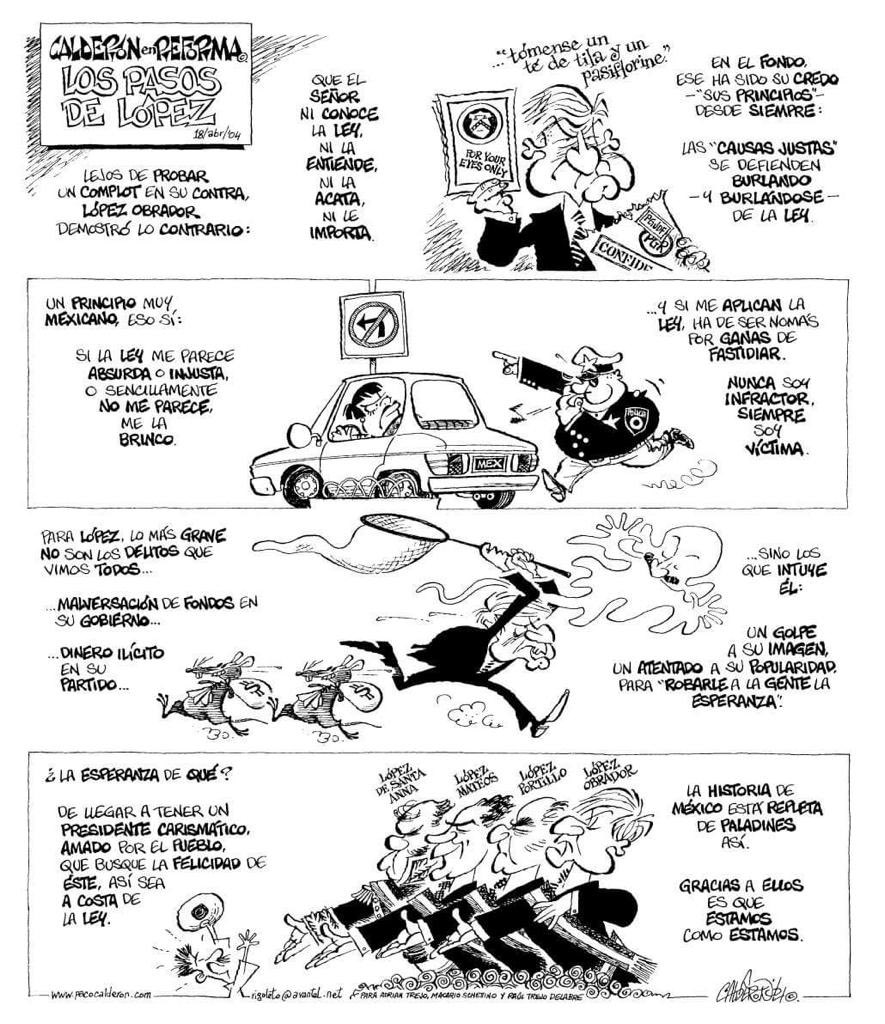 Me compartieron esto de <a href="/CartonCalderon/">PacoCalderónCartones🇲🇽❤️🇺🇦❤️🇮🇱</a> publicado en <a href="/Reforma/">REFORMA</a> el 18 de abril del 2004, … sí hace 18 años!