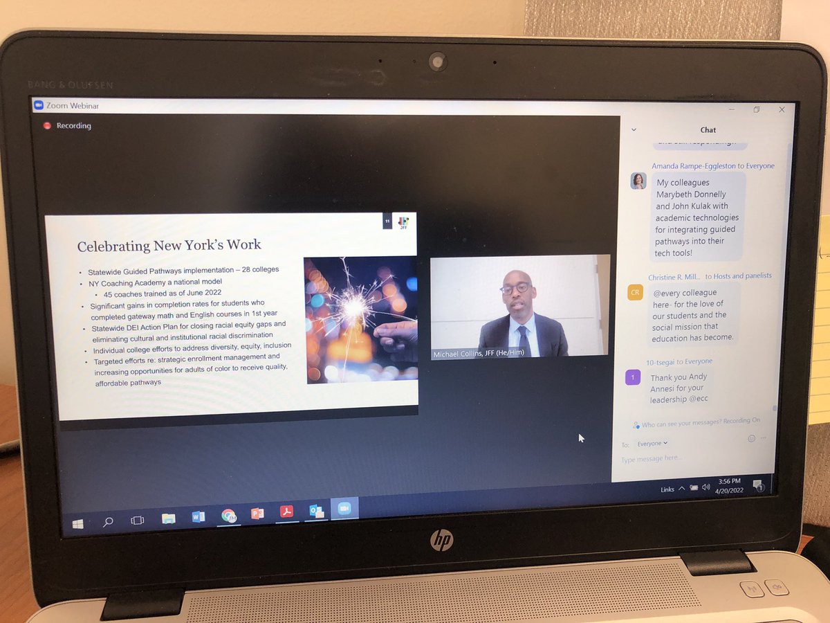 NYSSSC's tweet photo. Thank you @mikejff for kicking off the virtual SUNY Pathways Keynote today on advancing equity in pathways! @jfftweets https://t.co/CpfB8PDHFX