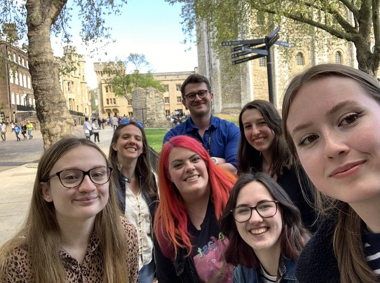Kiera_Collins_'s tweet photo. Had an amazing visit at the Tower of London today! The White Tower looked especially striking in the sunshine 🌞 Massive thank you to @ARJ_Hawkins for the tour!  #architecture #medievaltwitter #normans https://t.co/KDU25ht5Dg