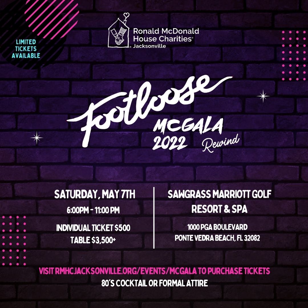RMHC Jacksonville (@rmhcjax) on Twitter photo Join us on Saturday, May 7th for an evening to support the mission of Ronald McDonald House Charities of Jacksonville.
Thank you to our McGala 2022 presenting sponsors, <a href="/Black_KnightInc/">Black Knight</a> and <a href="/OfficialVyStar/">VyStar Credit Union</a>. Purchase tickets or view sponsorship details: ow.ly/PqRW50IO04g Join us on Saturday, May 7th for an evening to support the mission of Ronald McDonald House Charities of Jacksonville.
Thank you to our McGala 2022 presenting sponsors, <a href="/Black_KnightInc/">Black Knight</a> and <a href="/OfficialVyStar/">VyStar Credit Union</a>. Purchase tickets or view sponsorship details: ow.ly/PqRW50IO04g