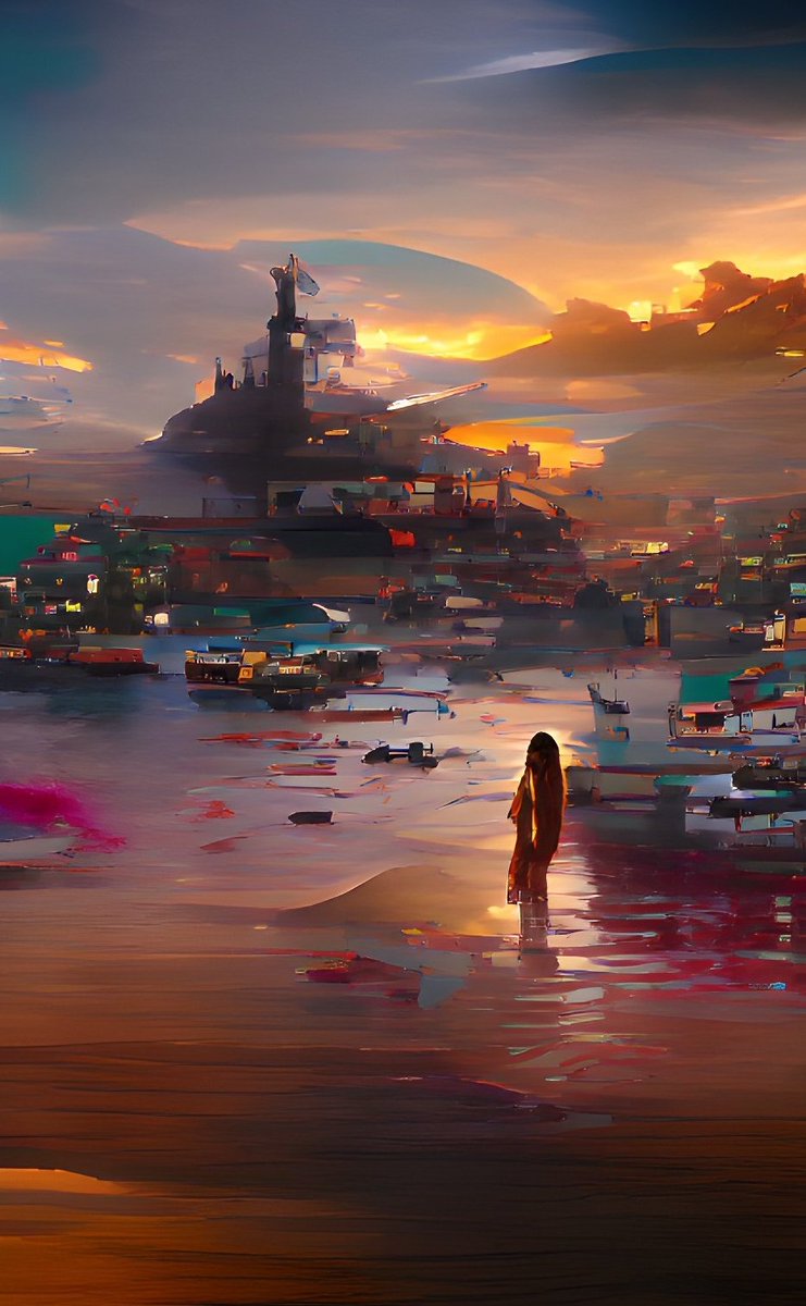 Find Yourself &amp; Paradise by wombo art 🧡🤍