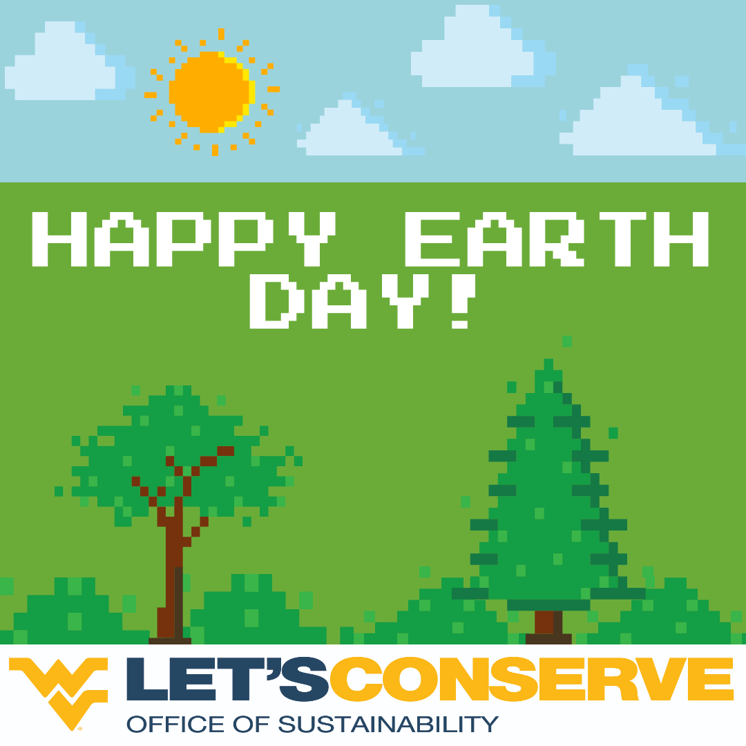 LetsConserveWVU's tweet photo. Happy Earth Day! 🌎

Get outside and enjoy nature in any way that you can! https://t.co/lfCnNJObwL