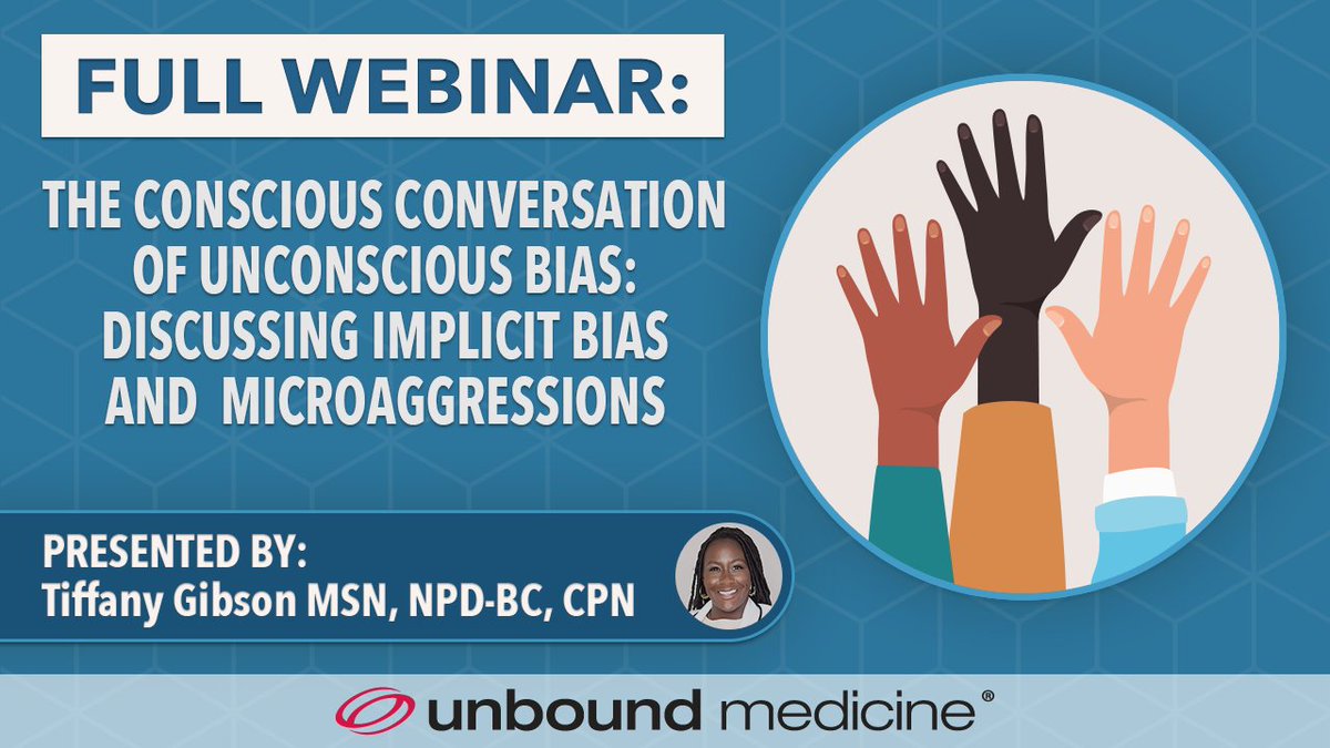 unboundmedicine's tweet photo. Our latest DEI session w/ Tiffany Gibson is now available. Click below to learn about implicit bias, identifying its related challenges in nursing education, integrating strategies into the classroom, and getting buy-in from your institution.🧑🏿‍⚕️👩🏽‍⚕️🧑🏻‍⚕️

LINK IN BIO :) https://t.co/PFEQy9lliY